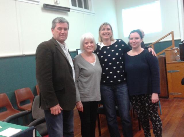 Spa Town Open Teams winners: Winning team from L-R Tom Jacob, Vivien Cornell, Steph Jacob and Andi Boughey